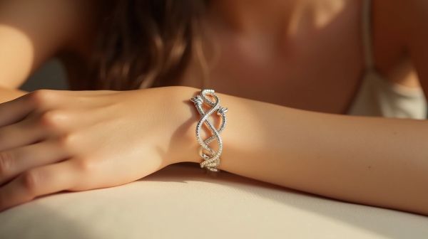 Un jonc en argent pour femme qui sublime votre poignet