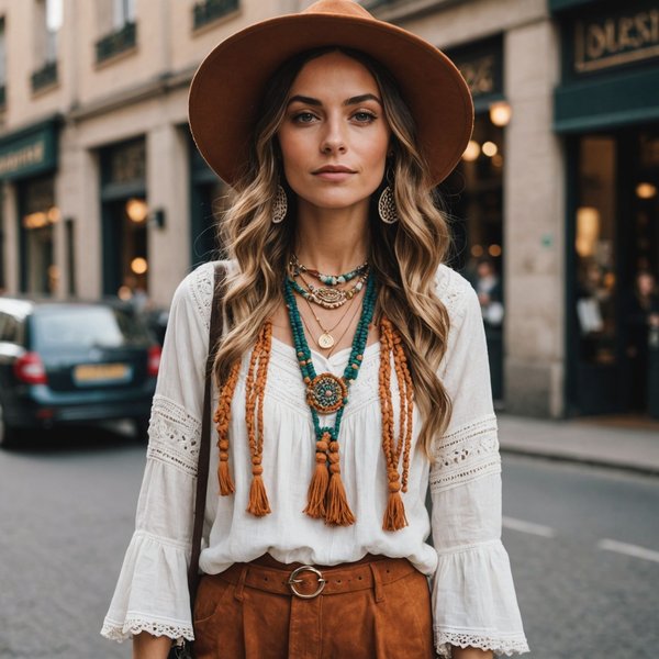 Comment intégrer des accessoires en macramé dans une tenue bohème?
